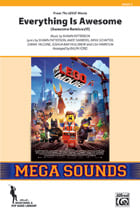 Everything Is Awesome Marching Band sheet music cover